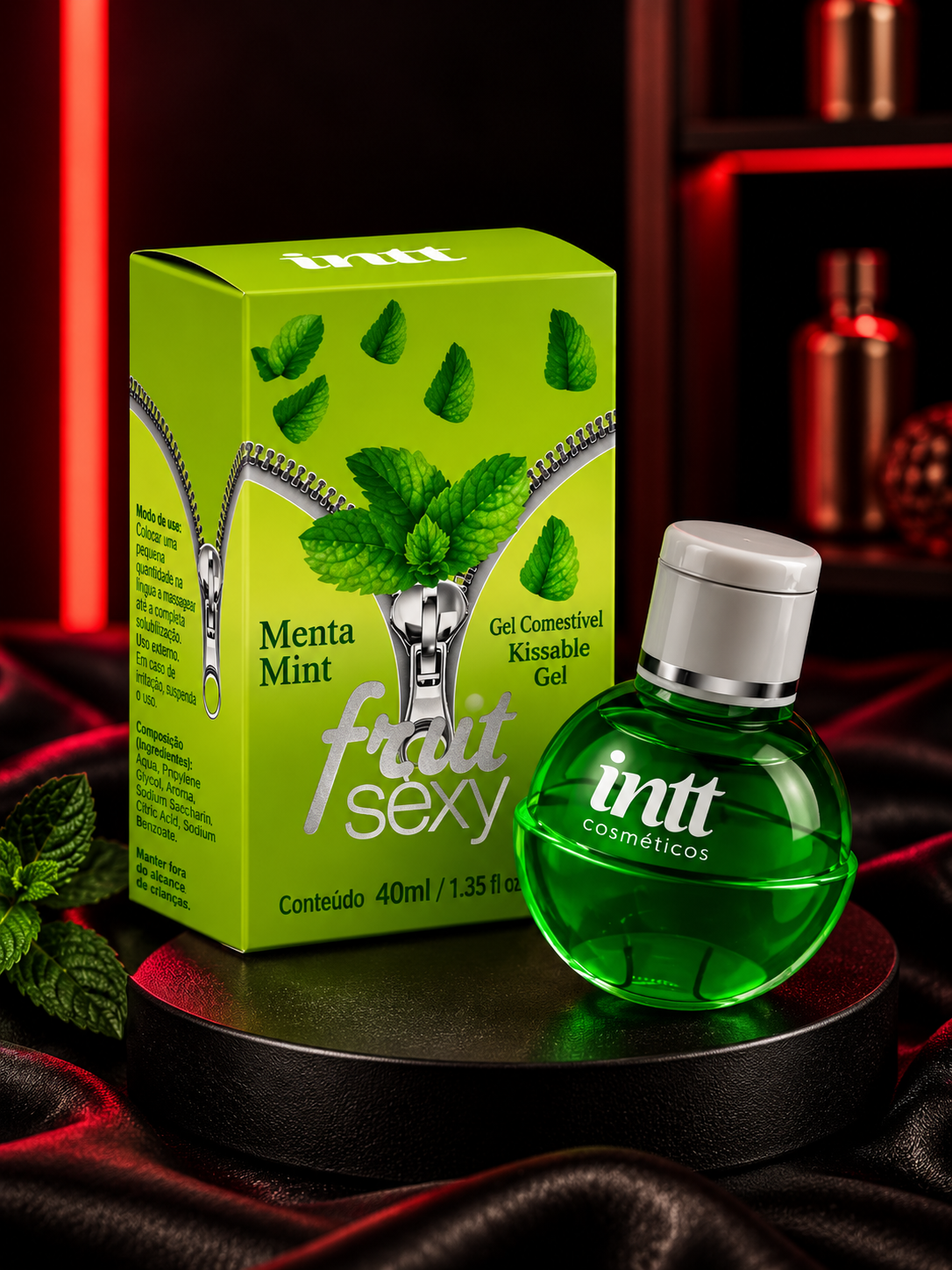 Calda Beijável Fruit Gel Efeito Quente