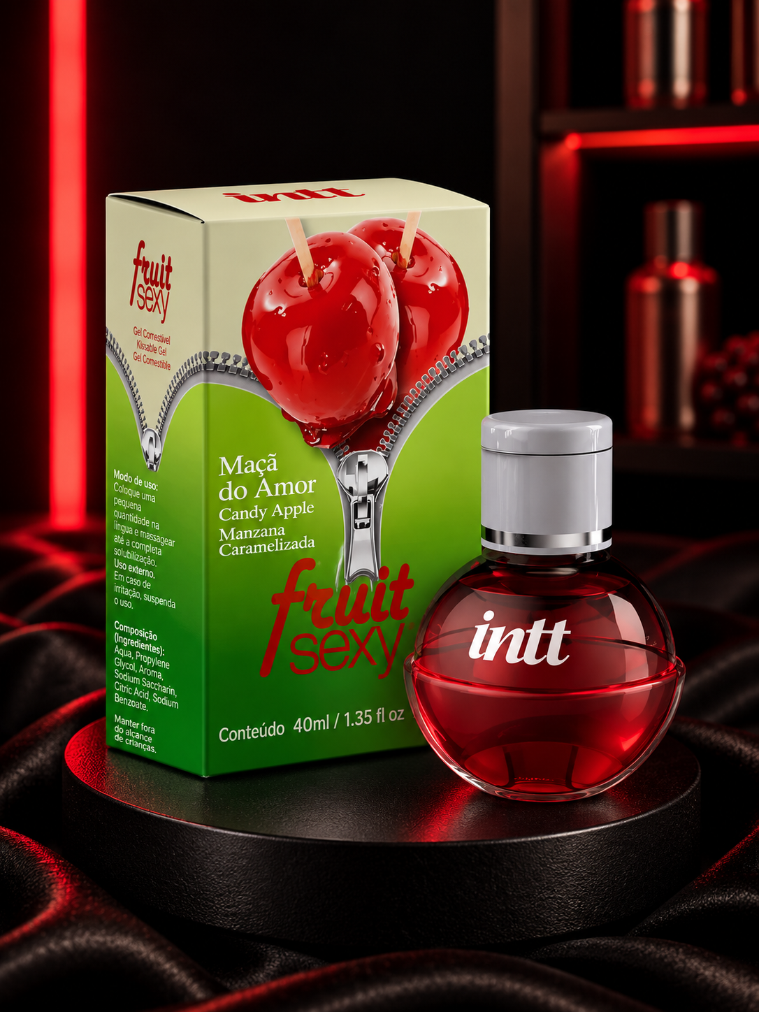 Calda Beijável Fruit Gel Efeito Quente